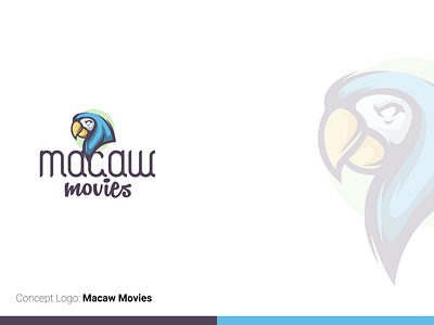 Macaw Movies | Concept Logo best logo bird logo branding design film company logo graphic design ideas illustration illustrator logo movies logo ui ux vector