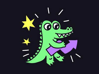 Cute dinosaur for banking app app illustration crypto currency dinosaur finance fintech flat trading