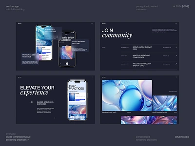 Breathing Practices App Website Design app design branding breathing design graphic design guide health illustration interaction design interface ui user experience user interface ux web web design webpages website wellbeing wellness