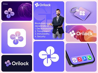 Orilock logo design - branding - brand identity blockchain technology brand brand design brand identity branding corporate identity graphic design icon identity letter mark monogram logo logo designer logo inspirations logo mark logodesign logos logotype modern logo typography visual identity