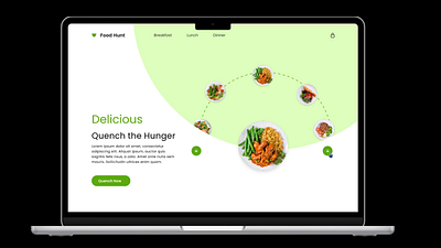 Food App designer food app rotating style ui ui design ux ux design