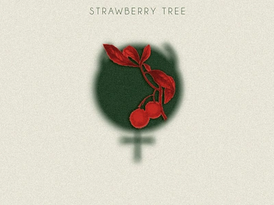 strawberry tree and mercury album cover archaeology design graphic design hermes illustration mercury mythology poster strawberry tree