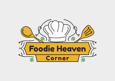 Foodie Heaven Corner 3d animation branding graphic design logo motion graphics ui