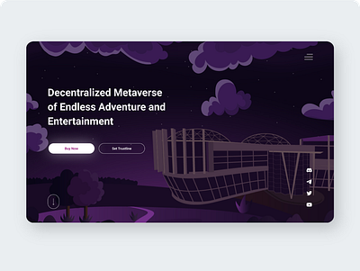 Metaverse landing page cryptocurrency landing landing pge landingpage metaverse slider