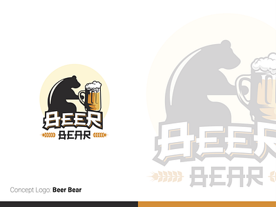 Beer Bear | Concept Logo branding creative logo design graphic design ideas illustration illustrator logo logo design ui ux vector