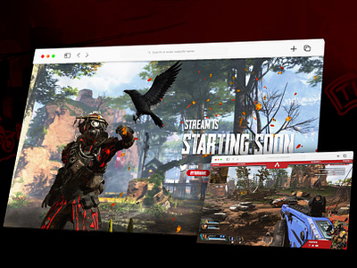 Apex Legends Stream Overlay Template apex legends stream pack badge behance branding clean design clean ui custom design icon illustration logo overlay stream overlay stream package streamer twitch twitch pack twitch stream pack valorant valorant overlay