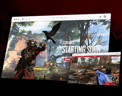 Apex Legends Stream Overlay Template apex legends stream pack badge behance branding clean design clean ui custom design icon illustration logo overlay stream overlay stream package streamer twitch twitch pack twitch stream pack valorant valorant overlay