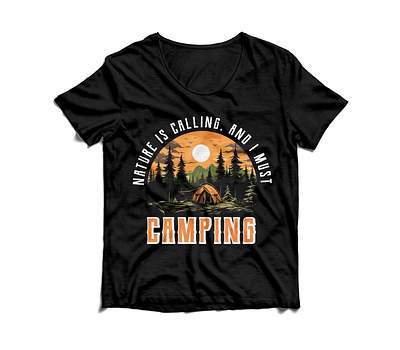 Camping T-shirt design best design camping t shirt design custom custom t shirt design design graphic design illustration t shirt t shirt design