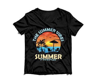 Summer T-shirt design with river best design custom custom t shirt design design graphic design illustration river t shirt design summer summer t shirt summer t shirt design with river t shirt t shirt design