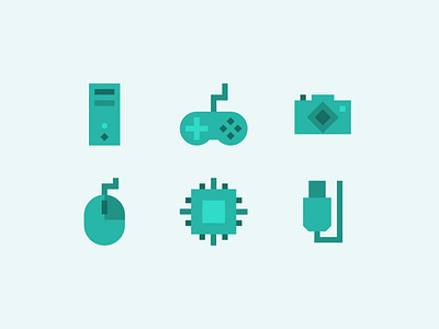 Computer hardware online shop | Pictograms computer computer components computer hardware gaming graphic design iconography icons online shop pictograms