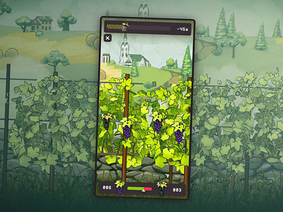 Mini game: Grape Harvest Master 3d after effects animation cel shading cinema 4d game grape harvest low poly mobile wine