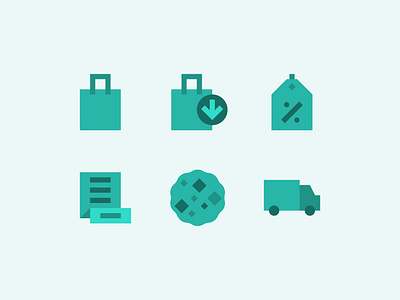 Online shop | Pictograms cookies delivery graphic design icons online shop pictograms purchases website pictograms