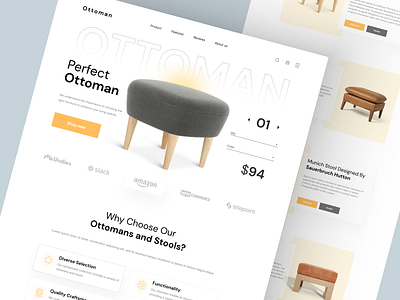 Shopify store for Stool design homepage landing landing page product design product detail page product details product landing page product website shopify shopify landing page shopify website web web design website