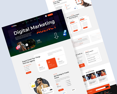 Digital Marketing figma design popular ui uidesigner uiux uiuxdesign website website designer