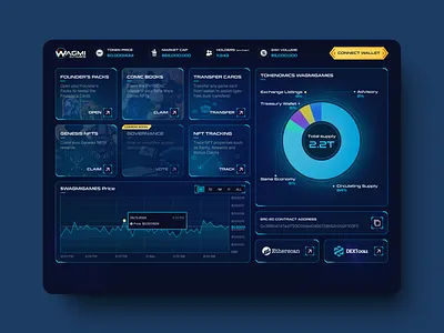 Web3 Dashboard Crypto Mobile Gaming blockchain crypto crypto dashboard crypto gaming game dashboard memecoin mobile gaming nft nft dashboard web3