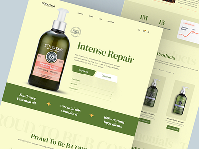 Shopify store for Hair Products design homepage landing landing page product design product detail page product details product landing page product website shopify shopify design shopify landing page shopify website web web design website