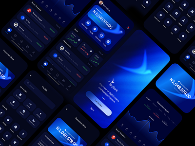 SkyBank: Mobile App app banking banking app design dribble finance finance app graphic design mobile app mobile banking mobile design money money app product design ui uiux ux