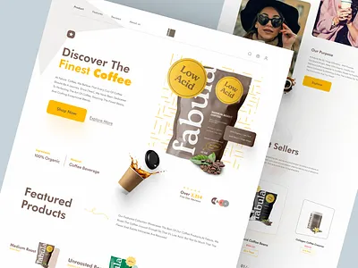 Shopify store for Coffee design homepage landing landing page product design product detail page product details product landing page product website shopify shopify landing page shopify website web web design website