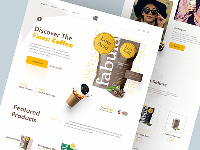 Shopify store for Coffee design homepage landing landing page product design product detail page product details product landing page product website shopify shopify landing page shopify website web web design website