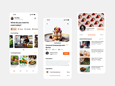 Ultimate Recipe App for Food Lovers ❤️ design food app product design ui ux