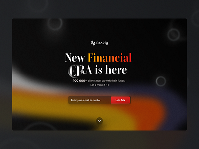 Financial page dribbblenew hype4academy squareplanet