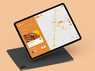 DailyUI #029 - Map UI Design animation branding chandanaheeruiux creativechallenge dailyui food delivery graphic design location location app location tracker logo mapbox maps motion graphics swiggy ui uiux userinterface uxdesign zomato