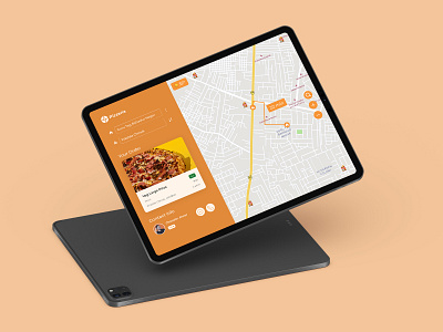 DailyUI #029 - Map UI Design animation branding chandanaheeruiux creativechallenge dailyui food delivery graphic design location location app location tracker logo mapbox maps motion graphics swiggy ui uiux userinterface uxdesign zomato