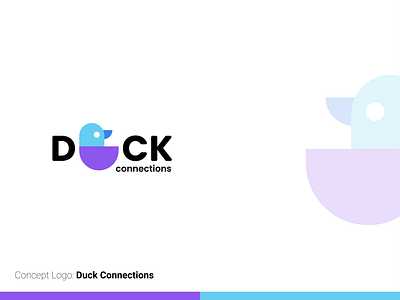 Duck Connections branding design graphic design ideas illustration illustrator logo ui ux vector