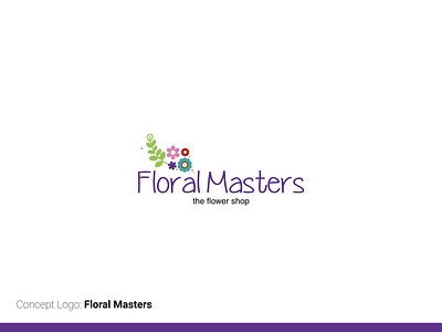 Floral Masters branding design graphic design ideas illustration illustrator logo ui ux vector