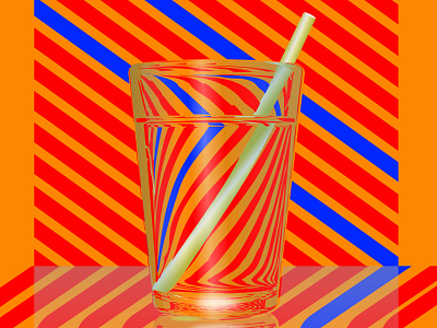 Suck It Too... doodle glass illustration noise orange shunte88 suck it too... suck it! vector water