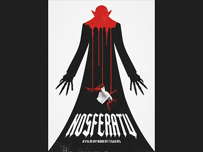 Nosferatu Poster Design 2d design graphic design illustration vampire