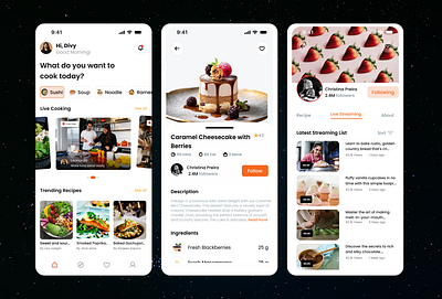 Ultimate Recipe App for Food Lovers ❤️ design foodapp product design ui ux