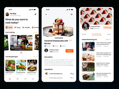 Ultimate Recipe App for Food Lovers ❤️ design foodapp product design ui ux