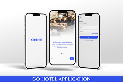 Go Hotel 3d animation branding graphic design logo motion graphics ui