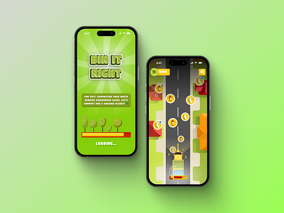 Bin it Right Game UI Design