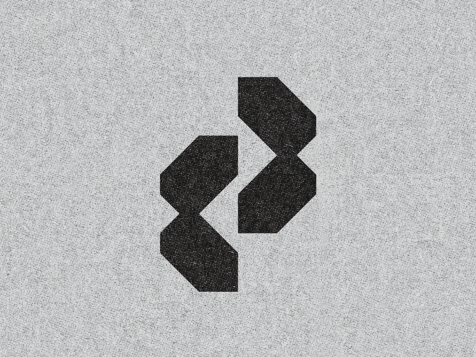 Logomark #003 (Retextured) abstract art artwork design digital geometric geometrical geometry graphic illustration logo mark minimal modern print shapes symbol symmetric symmetry vector