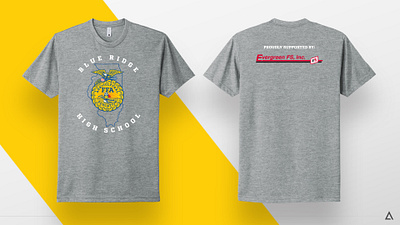 Illinois FFA Shirts Sponsored by Evergreen FS branding design graphic design logo