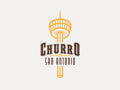 Churro San Antonio brand branding concept design graphic design identity identity design logo logo lounge