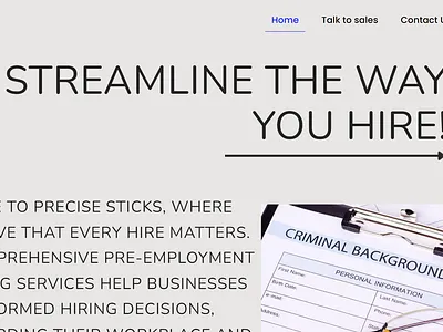 Precise Sticks Website Design & Development recruitment tools web development