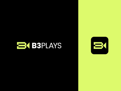 B3 Plays Logo Design b3 camera logo b3 camera logo b3 logo b3 play button logo b3 plays brand identity branding camera logo clean logo design logo designs modern logo play button logo video logo video player logo