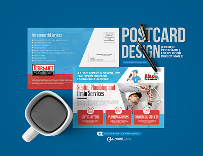 Postcard design / Eddm postcard / Postcard / Cleaning postcard cleaning service postcard drain clean service postcard drain cleaning service postcard eddm eddm postcard postcard postcard design postcard template print and postcard design professional postcard uniqe postcard