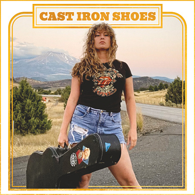 Cast Iron Shoes (Self-titled LP) Album Art album art art direction graphic design music vinyl record