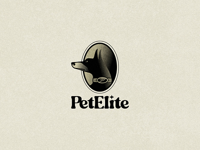 PetElite Logo branding emblem graphic design identity logodesign logotype stationery vector