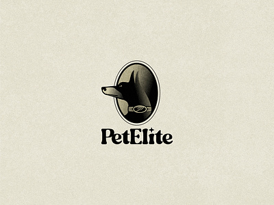 PetElite Logo branding emblem graphic design identity logodesign logotype stationery vector