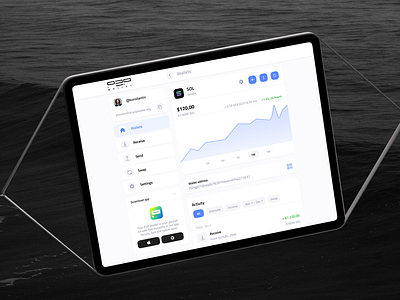 P2P Crypto Wallet / Detailed page (All conditions inside) app design blockchain clean design crypto dashboard crypto interface crypto wallet cryptocurrency dashboard digital wallet fintech fintech ui minimal design mobile wallet modern ui solana transaction history ui design user experience wallet app web3