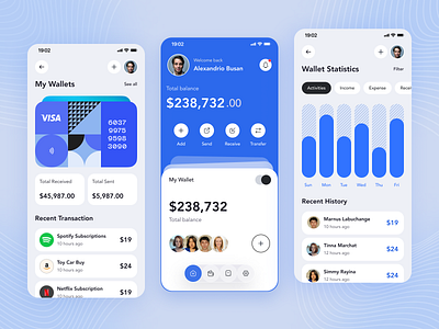 Wallet mobile app app fintech mobile mobileapp ui ux wallet