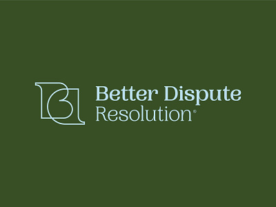 Better Dispute Resolution branding design graphic design logo typography vector