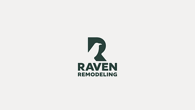 Raven Remodeling brand identity branding graphic design icon logo oregon raven