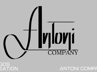 Logo | Antoni | A company creation design empresas graphic design lettering logo logo design logoscreative logotype marketing viral