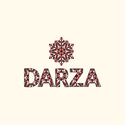 Logo for Arabic clothes Brand in Jordan DARZA branding graphic design logo photoshop social media